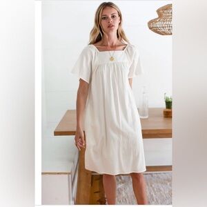 Emerson Fry White Midi Dress